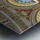 Inside the Library of Congress. The Reading Hall. Washington D.C. Metal print