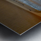 The walkway connecting East and West Buildings of the National Gallery of Art. Washington D.C. Metal print