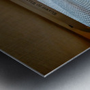 The walkway connecting East and West Buildings of the National Gallery of Art. Washington D.C. Metal print