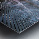 The walkway connecting East and West Buildings of the National Gallery of Art. Washington D.C. Metal print