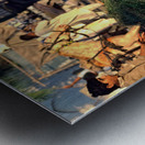 Pakistan. The street market in Lahore Metal print