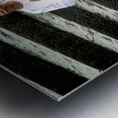 Nepal. Kathmandu. A pilgrim in Pashupatinath Metal print