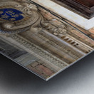 Nepal. Kathmandu. Woman a t a window Metal print