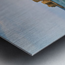 Isola di Capo Rizzuto. Calabria Italy. The Aragon castle at Le Castella resort. Metal print