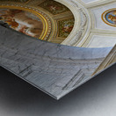 Caserta Campania Italy. The entrance to the Royal Palace and the majestic scalone staircase of honour by Luigi Vanvitelli. Metal print