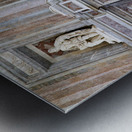 Caserta Campania Italy. The majestic entrance to the Royal Palace Metal print