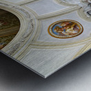 Caserta Campania Italy. The scalone staircase of honour by Luigi Vanvitelli at the Royal Palace Metal print