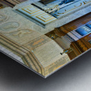 Caserta Campania Italy. The Royal Palace. The Palatine Library Metal print