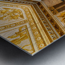 Caserta Campania Italy. The Royal Palace. The Hall of Astrea Metal print