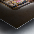 Cortona Arezzo Tuscany Italy. The Annunciation of Cortona is a panel-painting altarpiece or retable by Beato Angelico Metal print