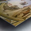 Cortona Arezzo Tuscany Italy. In Diocesan Museum once the seat of the Society of the Good Jesus is a cycle of frescoes by Vasari Metal print