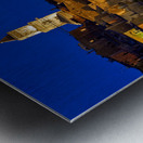 Matera Basilicata Italy. Cityscape ay sunset Metal print