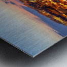 Matera Basilicata Italy. Cityscape. I sassi di Matera at sunset Metal print