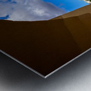 Matera Basilicata Italy. Framed view of the old town. I sassi di Matera Metal print