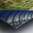 Naples Campania Italy. Galleria Umberto I is a public shopping gallery in Naples Metal print