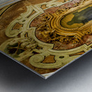 Naples Campania Italy. San Domenico Maggiore is a Gothic Roman Catholic church and monastery. Metal print