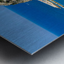 Apulia Puglia Gargano Italy. Elevated view of Peschici Metal print