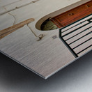 Apulia Puglia Italy. Ostuni. The white town. The narrow alleys of the old town Metal print