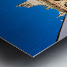 Apulia Puglia Italy. Ostuni. The white town. The Arco Scoppa arch Metal print