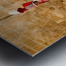 Apulia Puglia Italy. Ostuni. Festival of Saint Orontius. The cavalcata a procession of horses in the streets of the town Metal print