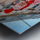 Apulia Puglia Italy. Ostuni. Festival of Saint Orontius. The cavalcata a procession of horses in the streets of the town Metal print