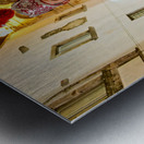 Apulia Puglia Italy. Ostuni. Festival of Saint Orontius. The cavalcata a procession of horses in the streets of the town Metal print