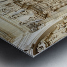 Apulia Puglia Salento Italy. Lecce. Santa Irene church Metal print