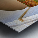 Salento. Apulia Puglia Italy. Galatina. Santa Caterina dAlessandria church. Frescoes in the cloister Metal print