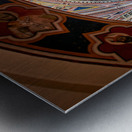 Salento. Apulia Puglia Italy. Galatina. Santa Caterina dAlessandria church. Frescoes by Francesco dArezzo Metal print