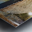 Salento. Apulia Puglia Italy. Gallipoli. Old olives crusher. Frantoio Oleario Ipogeo di Palazzo Granafei Metal print