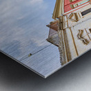 Salento. Apulia Puglia Italy. Nardò. Salandra square Metal print