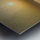 Gallipoli Puglia Salento Italy. Sailing boat at sunset Metal print