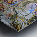 Rome Lazio Italy. The Church of St. Ignatius of Loyola at Campus Martius. Andrea Pozzos painted ceiling Metal print
