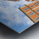 Rome Lazio Italy. Crowd of people at Trevi Fountain Metal print