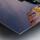 Rome Lazio Italy. The Colosseum Colosseo an oval amphitheatre in the centre of the city of Rome and the Arch of Constantine Metal print