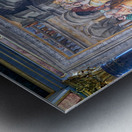 Rome Lazio Italy. San Pietro in Vincoli Saint Peter in Chains. Reliquary containing the chains of St Peter. Frescos by Giacomo Coppi Metal print