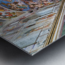 Rome Lazio Italy. The Vatican Museums in Vatican City. Sistine Chapel by Michelangelo. The Last Judgement Metal print