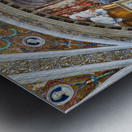 Rome Lazio Italy. The Vatican Museums in Vatican City. Raphael rooms frescoes Metal print