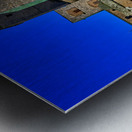 San Gimignano. Tuscany. Italy. Piazza della Cisterna at sunset Metal print