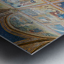 San Gimignano. Tuscany. Italy. The interior of the Collegiata di Santa Maria Assunta. Duomo Cathedral Metal print