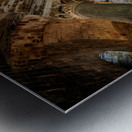 Interior View of the Central Aisle Domes of the Cappella di San Cataldo in Palermo Italy Metal print