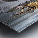 the interior of Santa Maria del Monte Church. Caltagirone Sicily Italy Metal print