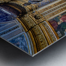 Siena Tuscany Italy. The Cathedral. Statue of San Giovanni Battista by Donatello di Siena Metal print