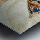 Montefalco Umbria Italy. San Francesco Church frescoed by Benozzo Gozzoli Metal print