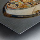 Montefalco Umbria Italy. San Francesco Church frescoed by Benozzo Gozzoli Metal print