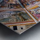 Montefalco Umbria Italy. San Francesco Church frescoed by Benozzo Gozzoli. The apse Metal print