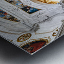 Spoleto Umbria Italy. The Cathedral Metal print