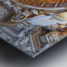 Spello Umbria Italy. Baglioni Chapel frescoed by Pinturicchio in Santa Maria Maggiore Church Metal print