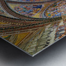 Orvieto Umbria Italy. The chapel of the Madonna di San Brizio frescoed by Fra Angelico Benozzo Gozzoli and Luca Signorelli Metal print