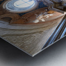 Città della Pieve Umbria Italy. The Cathedral of San Gervasio e Protasio. The Baptism of Christ by Perugino Metal print